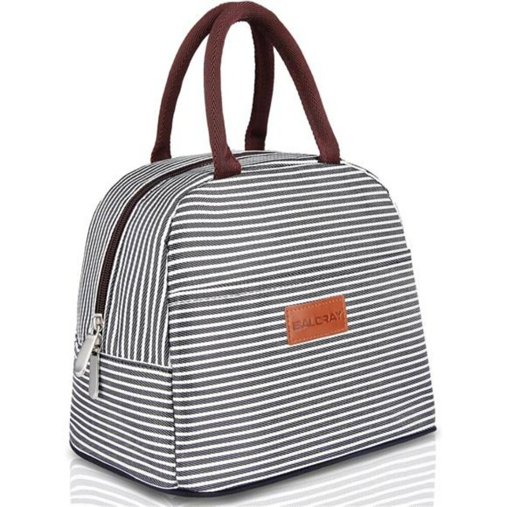 Insulated Lunch Bag Tote for Women Men Adult Small Reusable Cooler Box Work